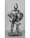Figura templaria alumino porta velas