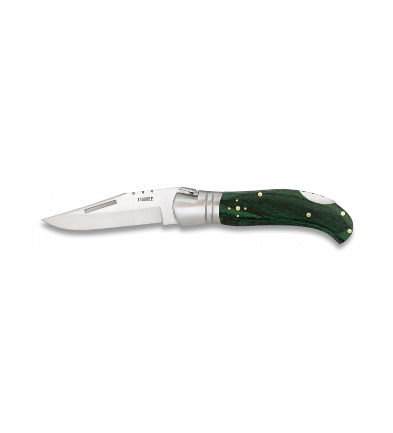 Navaja LAGUIOLE-CAZA.Mikarta Verde.8.5cm