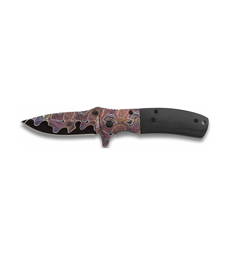 navaja albainox damasco 3D. hoja: 8.5