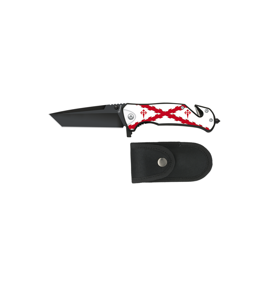 navaja albainox negra seguridad Tanto. 8