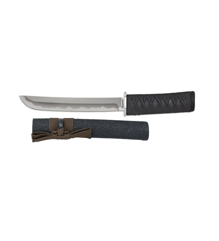 Katana táctica CNC con funda decorada  h