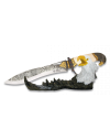 Cuchillo TOLE10 Decoracion.Resina.27 cm
