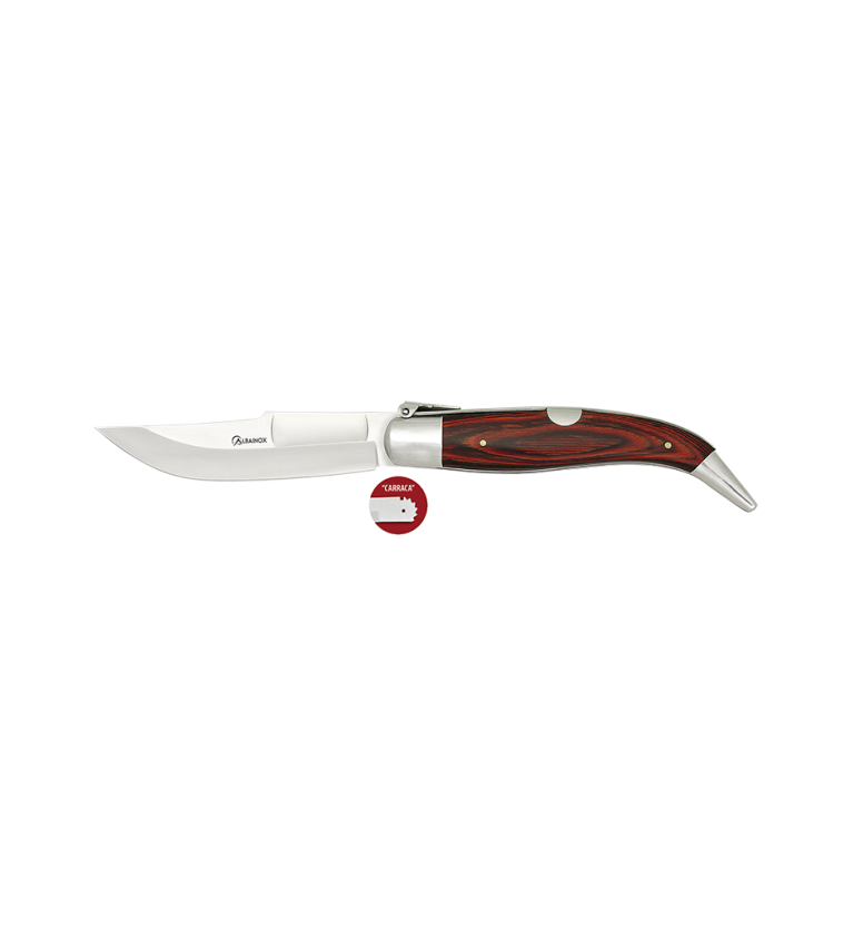 Nº1 TEJA MADERA ROJA 9.5 CM CON CARRACA