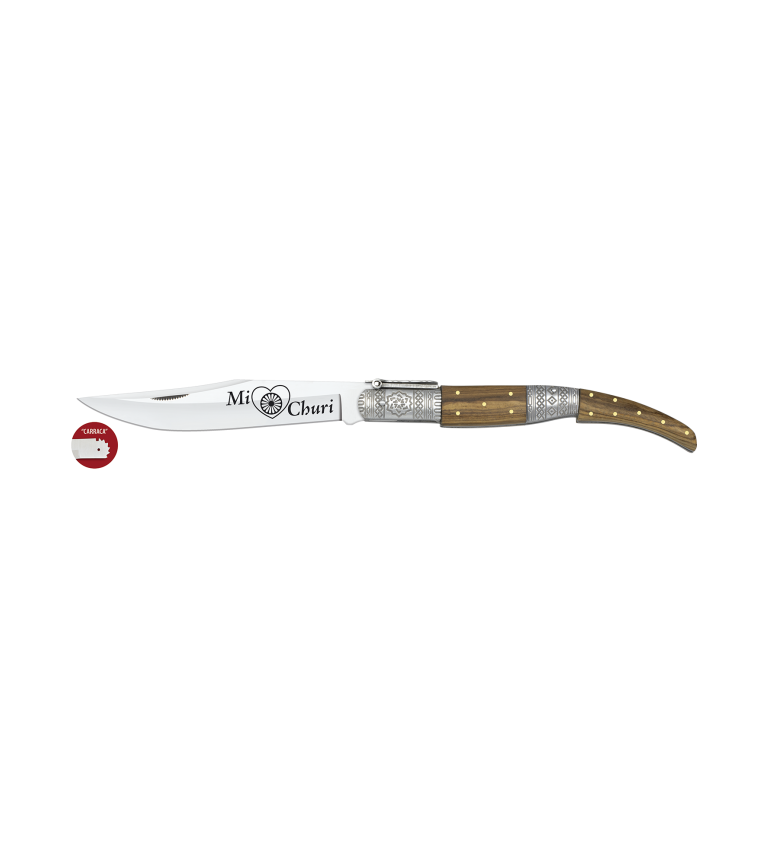 Navaja arabe carraca Nº4 madera zebra.Ho