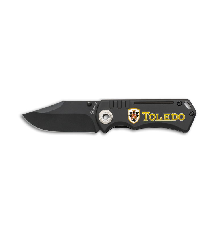 navaja albainox negra logo Toledo h:5.8