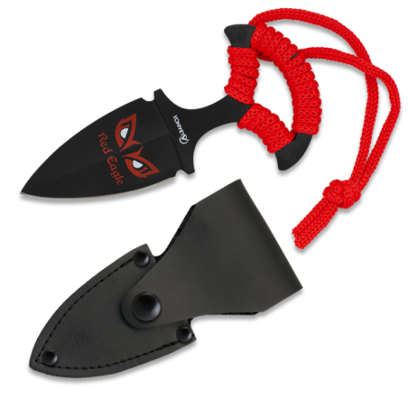 cuchillo albainox red eagle con funda. 8