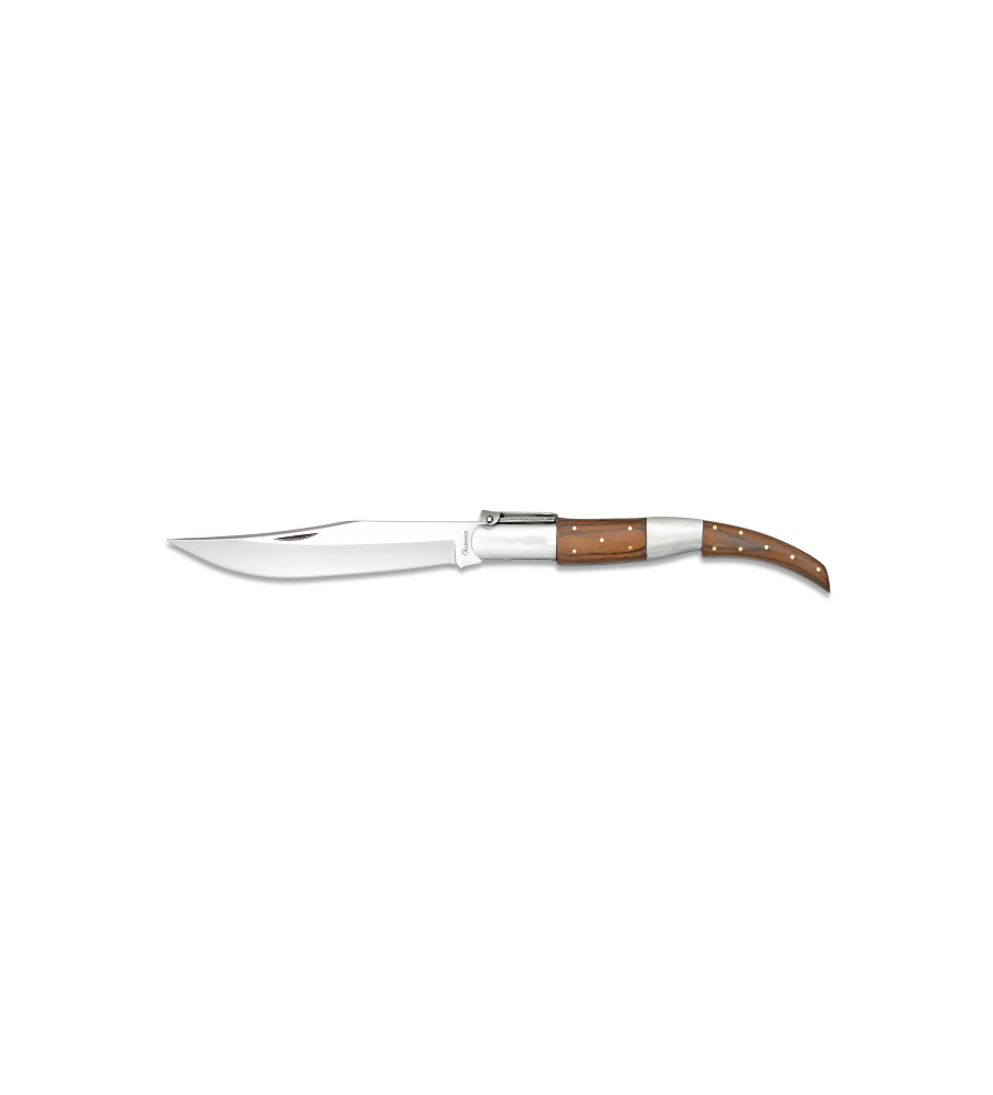 navaja arabe. madera roja. hoja 16.9 cm