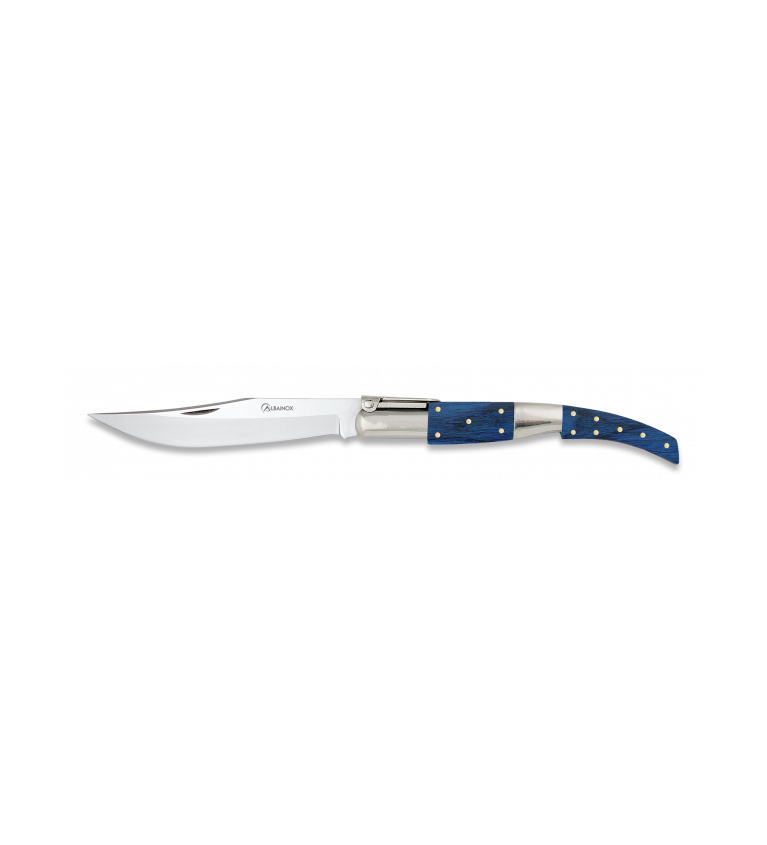 Navaja arabe carraca Nº2. stamina azul.
