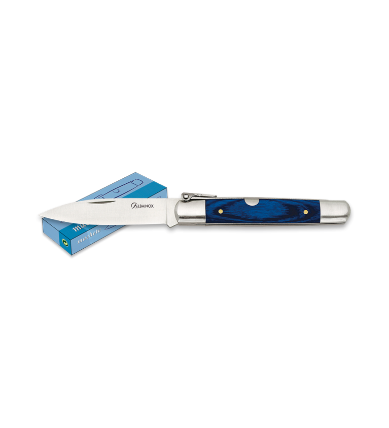 Navaja MACHETE Nº 2. Stamina azul. Hoja: