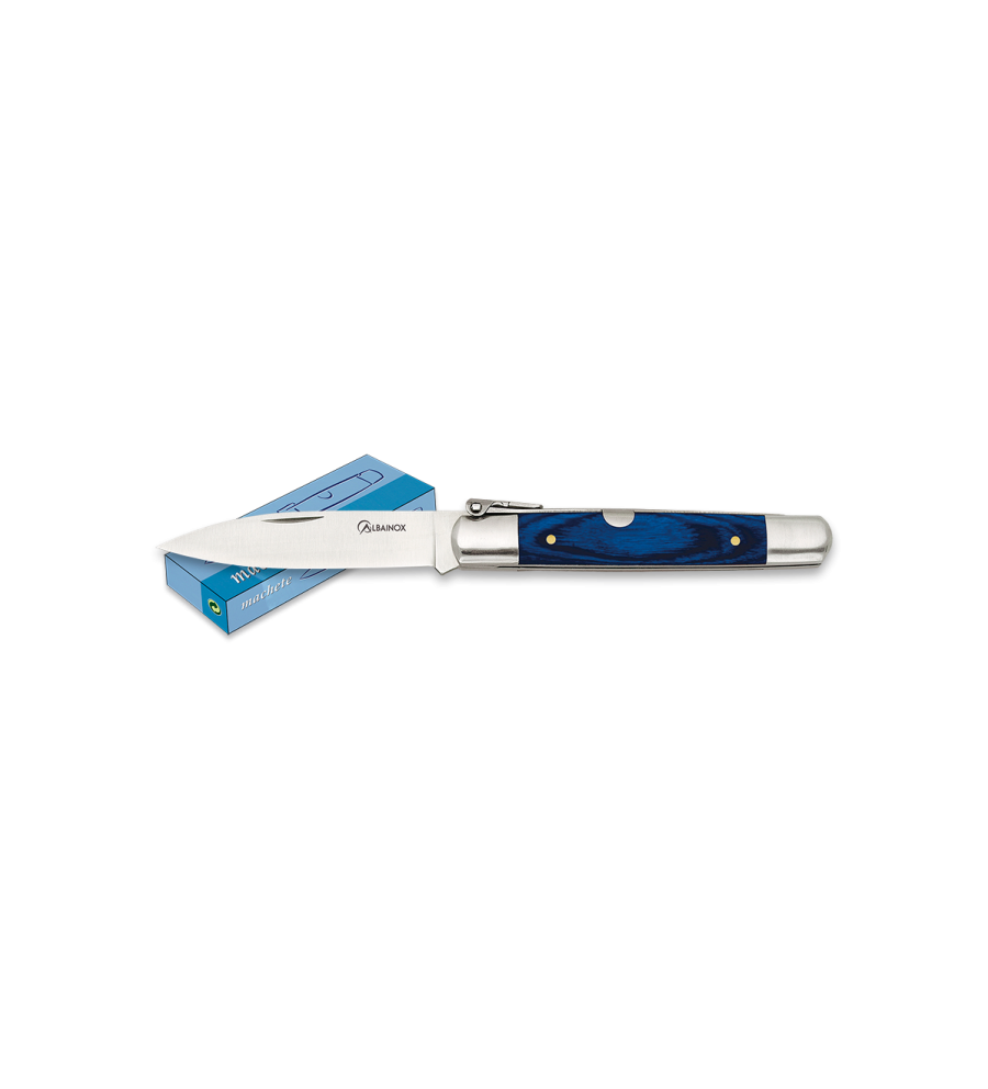 Navaja MACHETE Nº 2. Stamina azul. Hoja: