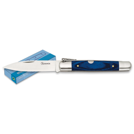 Navaja MACHETE Nº 2. Stamina azul. Hoja: