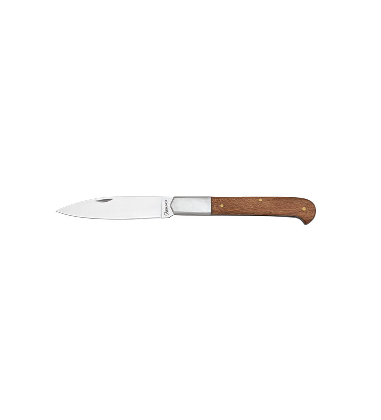 Navaja Albainox carbono. hoja recta: 7.5