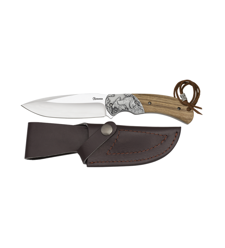 Cuchillo caza Albainox madera virola caz
