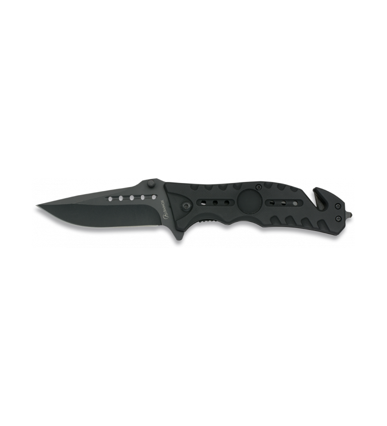 Navaja Negra ALBAINOX  CHAPA. Hoja: 8 cm