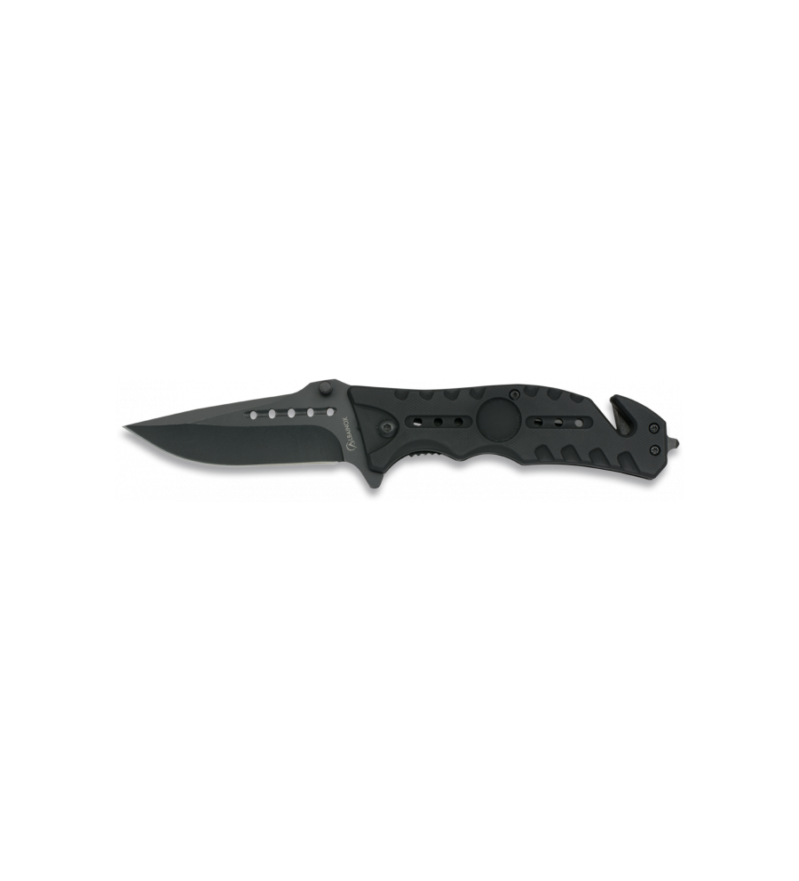 Navaja Negra ALBAINOX  CHAPA. Hoja: 8 cm