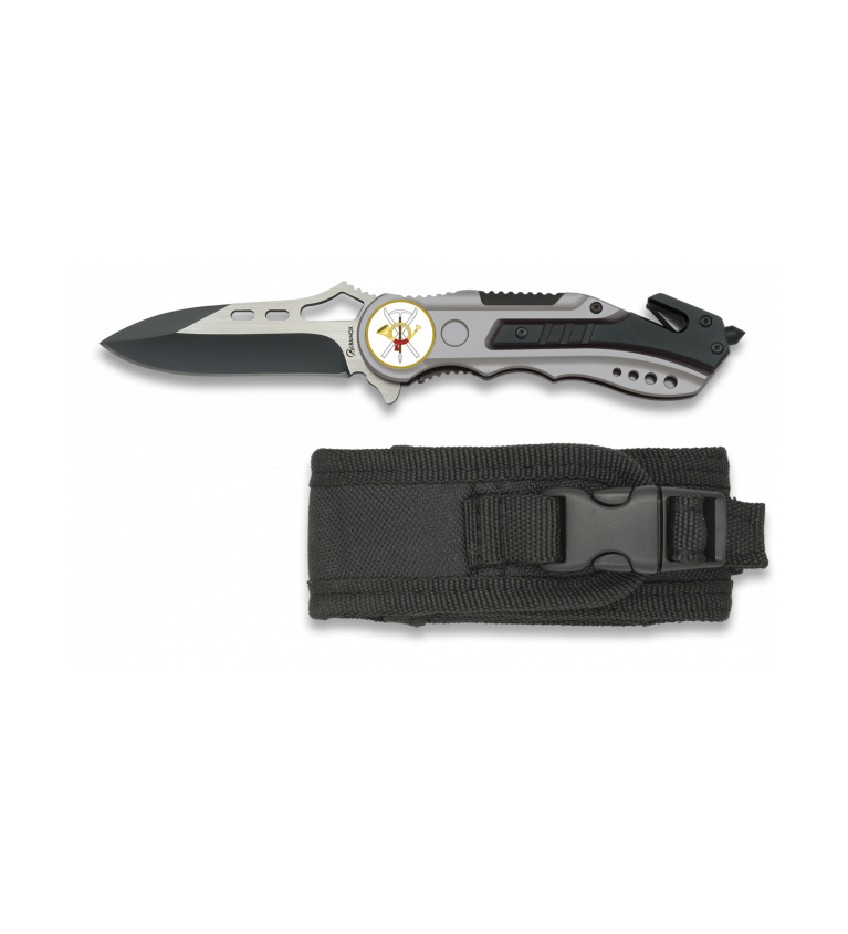 Navaja Albainox gris sin sierra. h:6.5