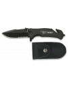 navaja albainox negra seguridad. H: 8.3