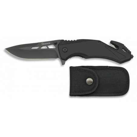 navaja albainox seguridad negra. h: 8.8