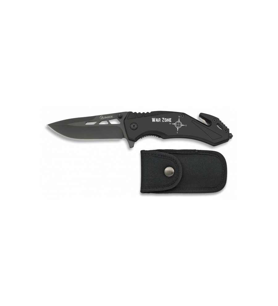 navaja albainox seguridad negra. h: 8.8