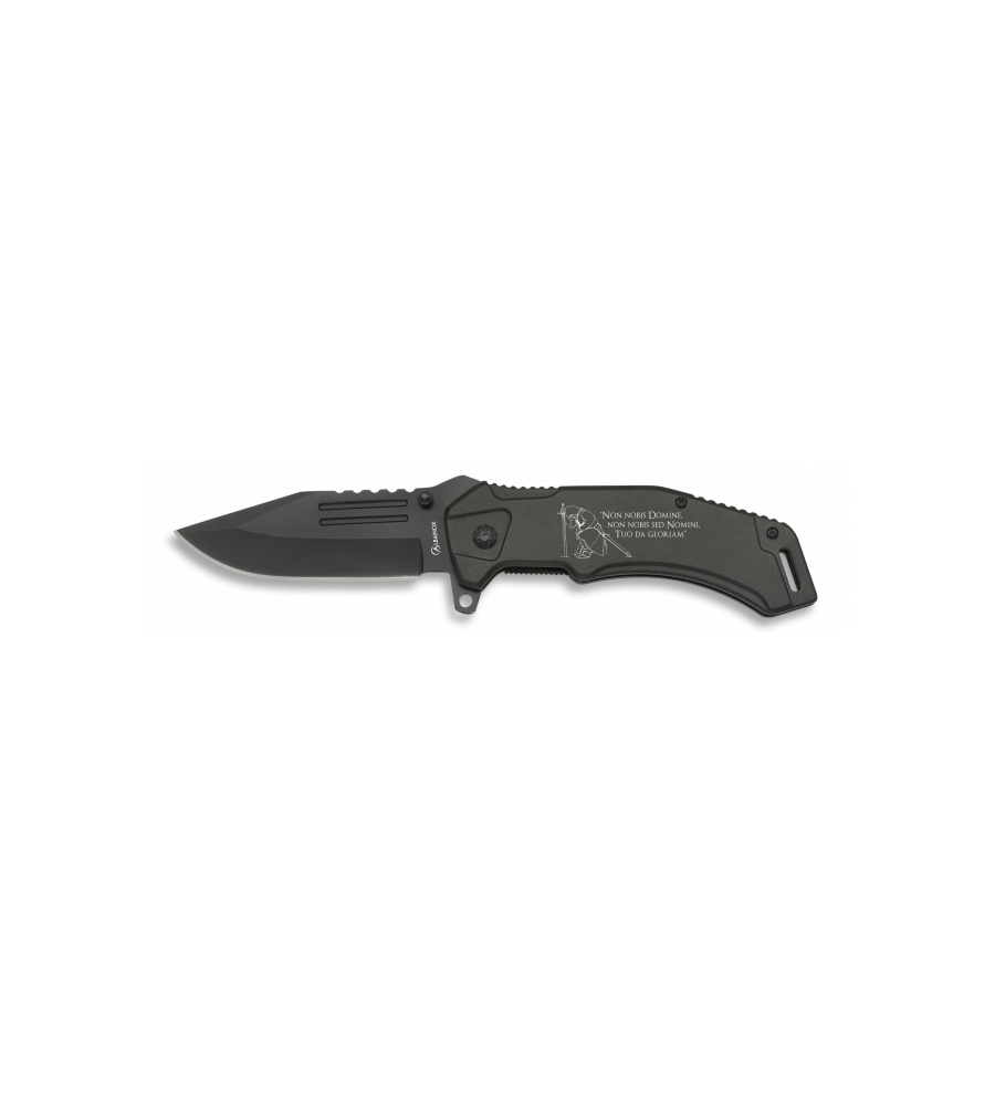 navaja Albainox negra. hoja 9 cm