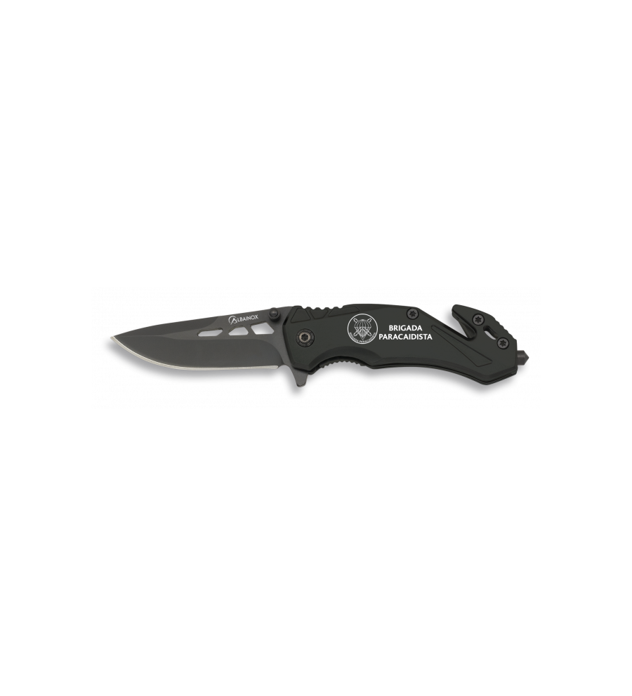 navaja Albainox seguridad negra. h:5.8