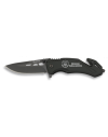 navaja Albainox seguridad negra. h:5.8