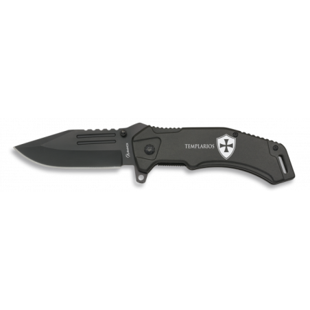 navaja Albainox negra. hoja 9 cm