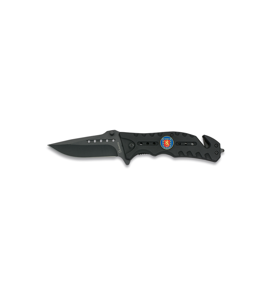 Navaja Negra ALBAINOX CHAPA. Hoja: 8.6 c