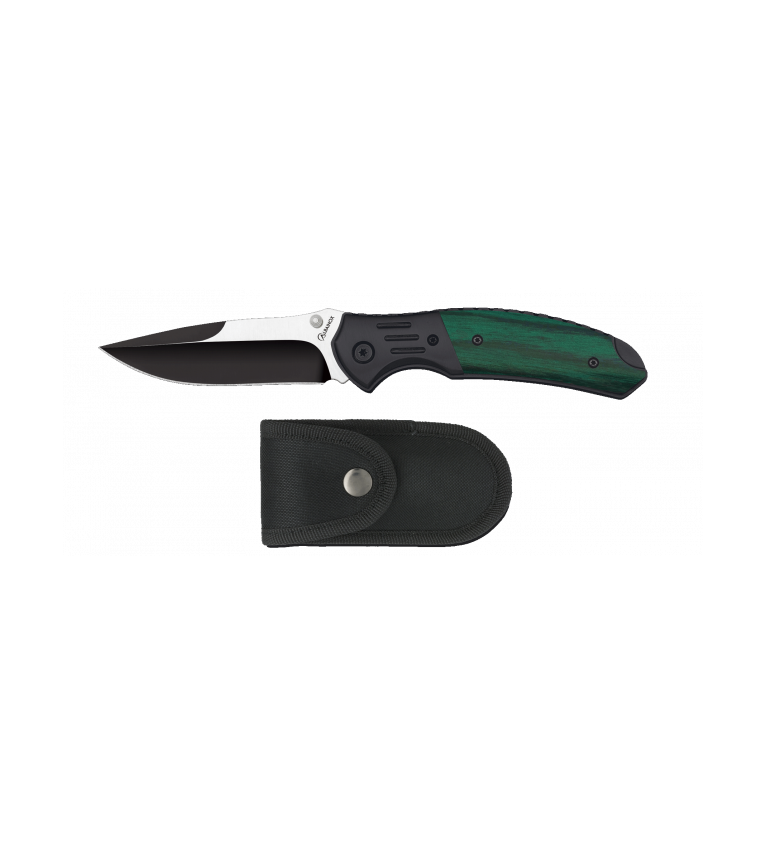 Navaja Albainox negra / stamina verde H.