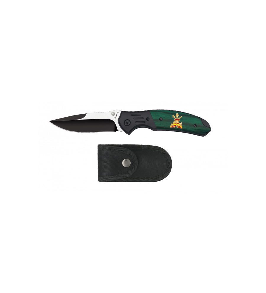 Navaja Albainox negra / verde Legión