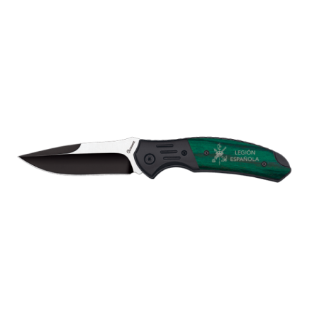 Navaja Albainox negra / stamina verde H.