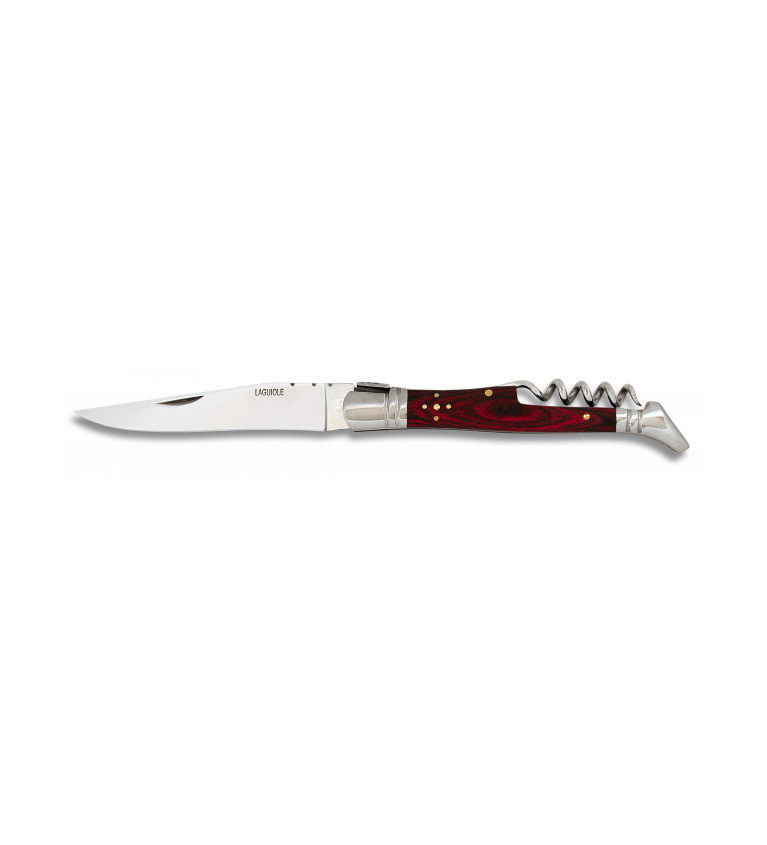 Navaja LAGUIOLE.M.Roja.Sacacorchos.9.5cm