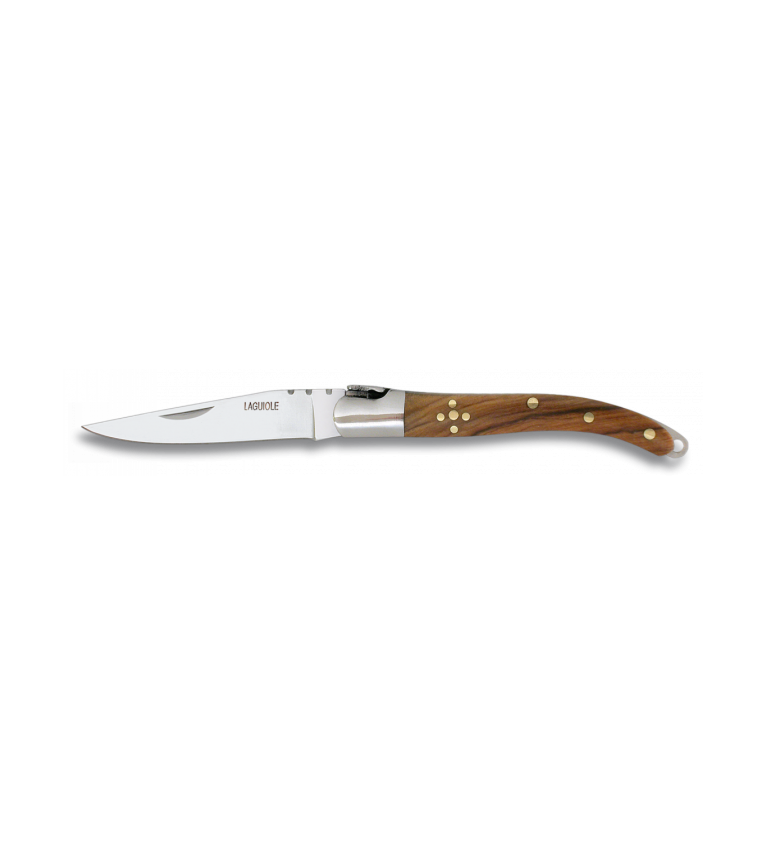 Navaja LAGUIOLE.Madera Natural.Hoja:6.5