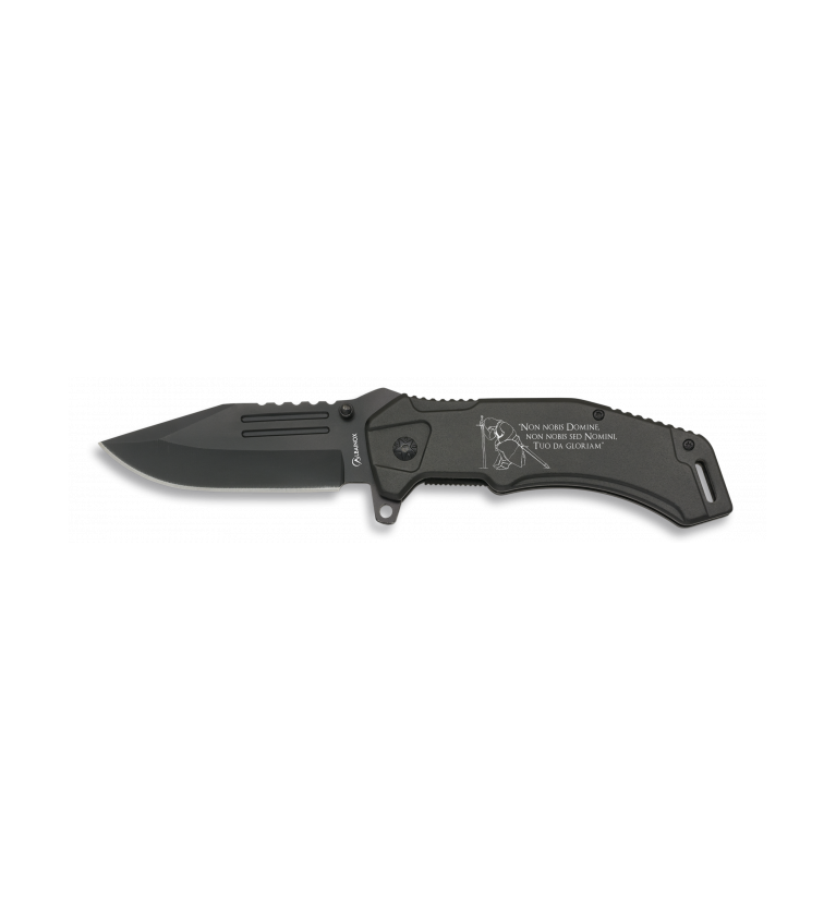 navaja Albainox negra. hoja 9 cm