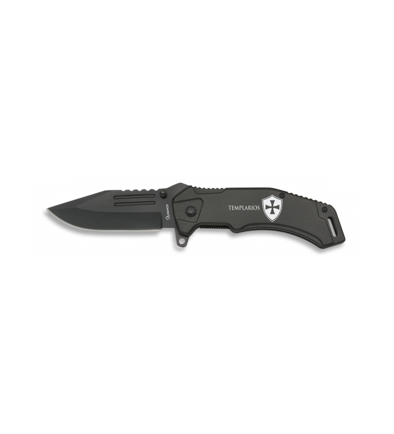 navaja Albainox negra. hoja 9 cm