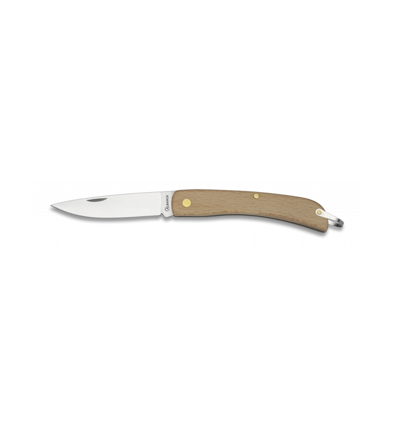 NAVAJA CAMPAÑA MADERA. INOX. 8.5 CM